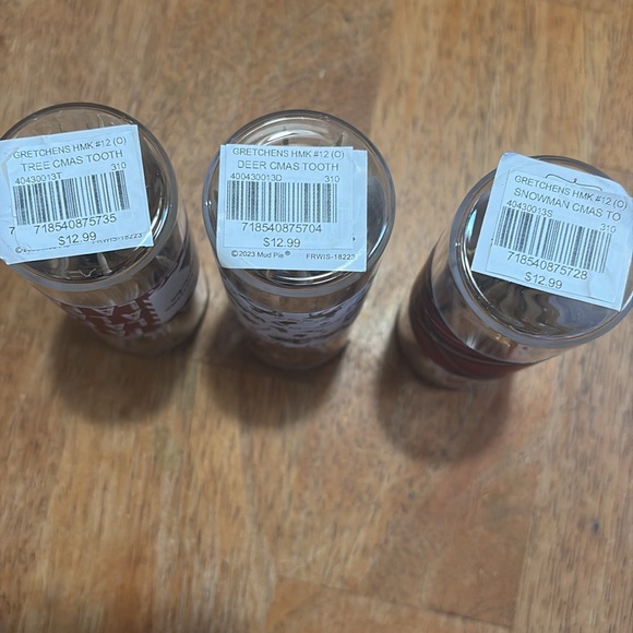 NWT set of 3 MUDPIE Holiday Toothpicks - Picture 2 of 2